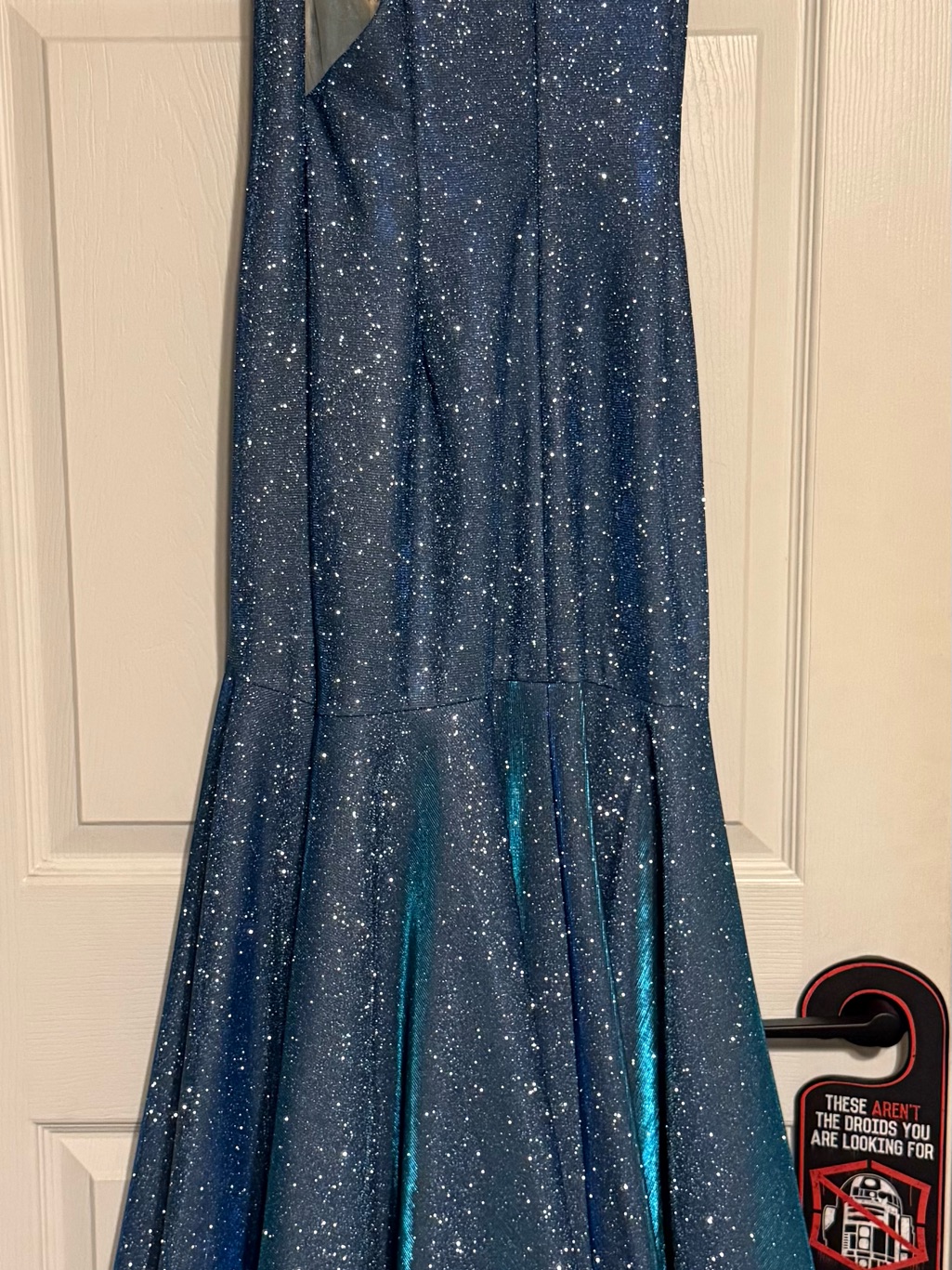Sherri Hill Electric Blue Prom Dress